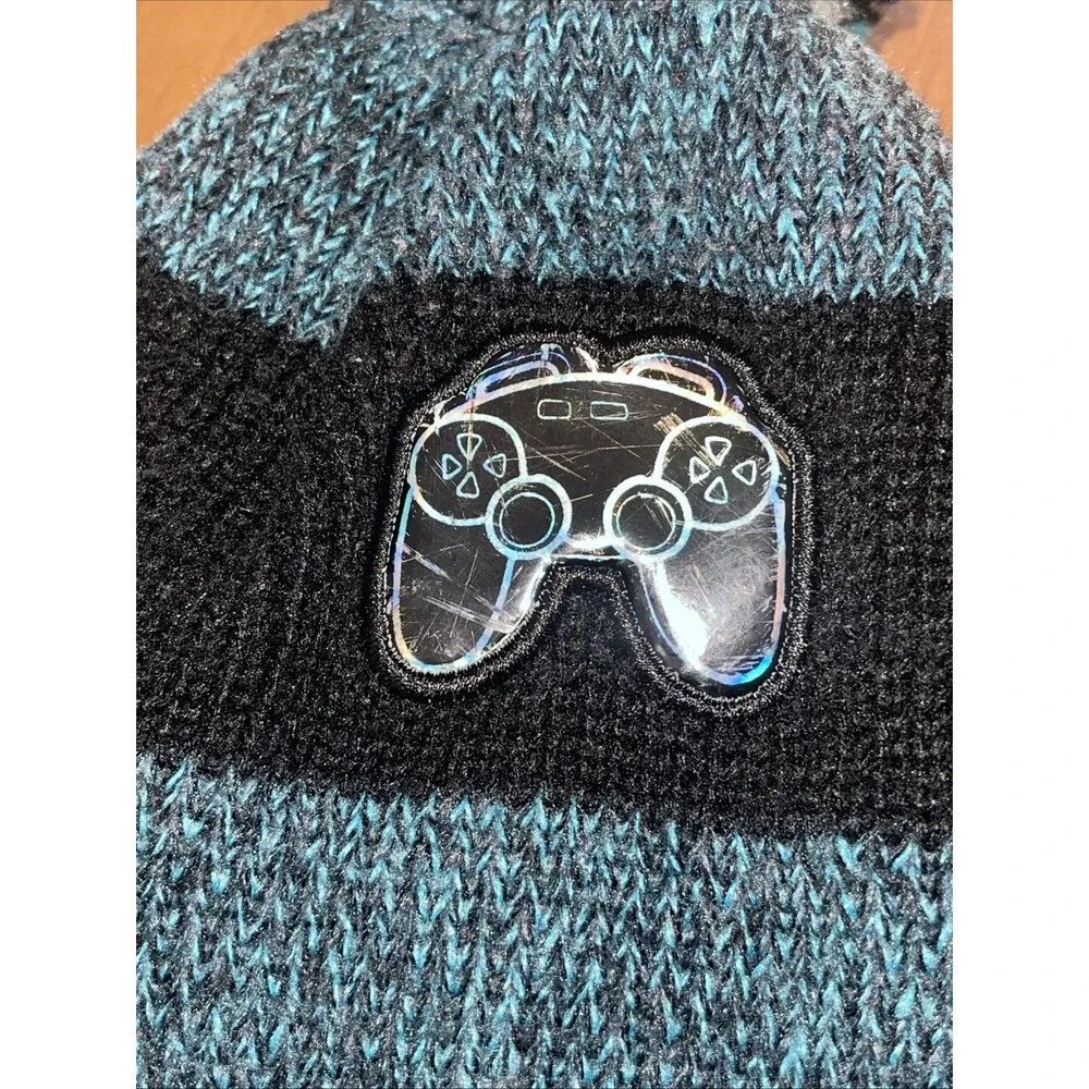 Unbranded Gamer Controller Knit Beanie Unisex Boys Girls